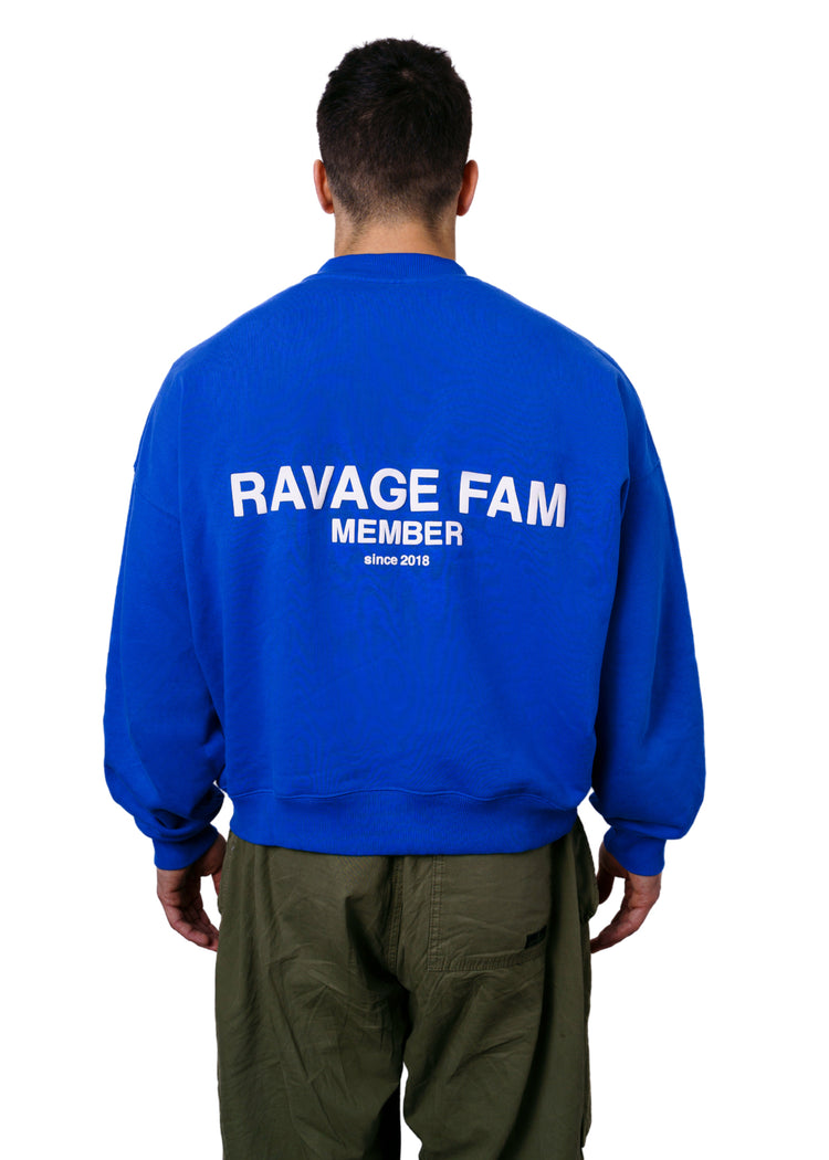 ROYAL BLUE FAM CREWNECK