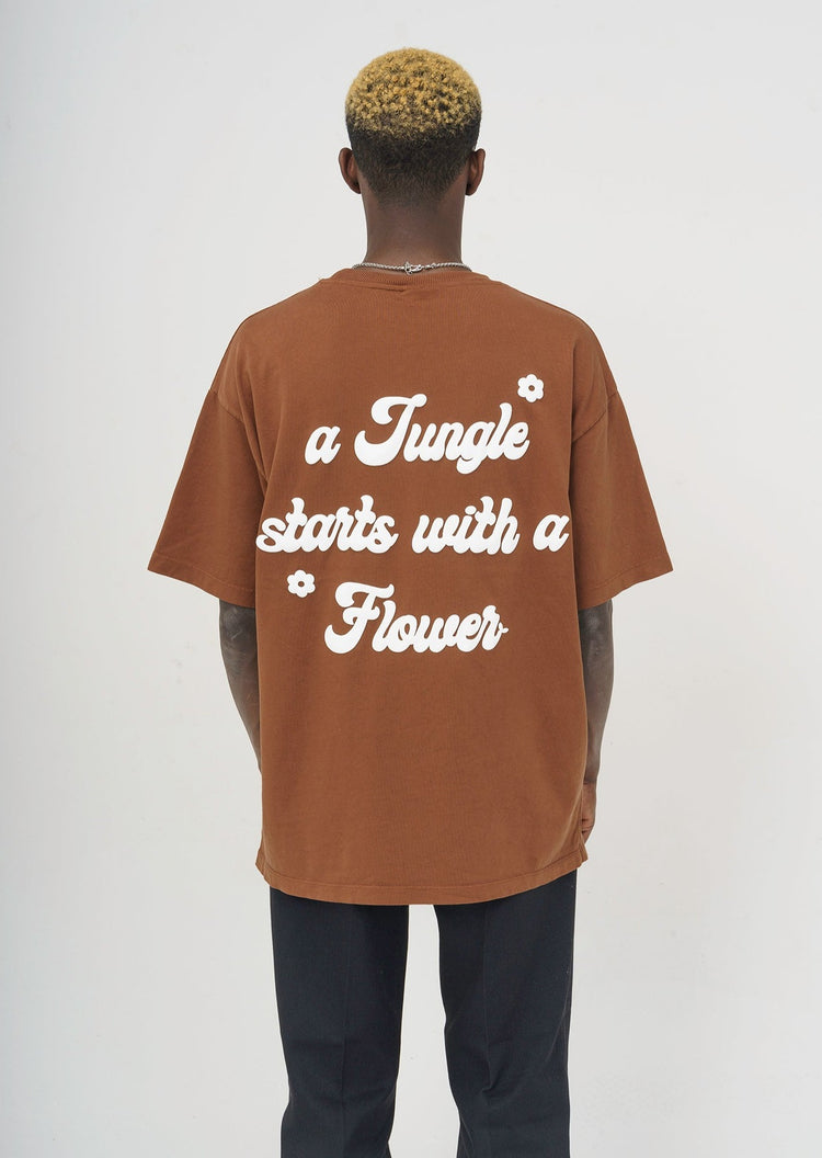 FLOWER CHOCOLATE T-SHIRT