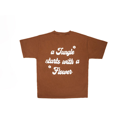 FLOWER CHOCOLATE T-SHIRT